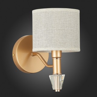 SLE107001-01 Бра Золотистый/Бежевый E14 1*40W VILEDE-foto6