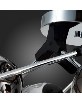 SLE106002-08 Люстра потолочная Хром, Черный/Дымчатый E14 8*40W MAREA-foto3