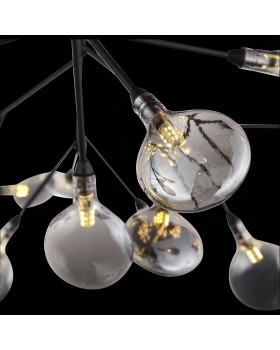 SL411.443.45 Люстра подвесная ST-Luce Черный/Дымчатый G4 45*1,5W RICCARDO-foto6