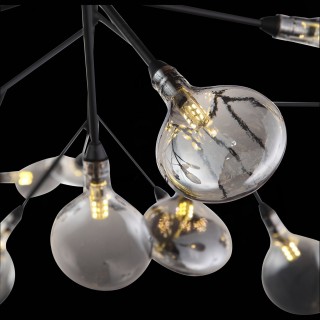 SL411.443.45 Люстра подвесная ST-Luce Черный/Дымчатый G4 45*1,5W RICCARDO-foto6