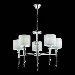 SLE105173-05 Светильник подвесной Хром/Серый E27 5*60W PRIMMA-foto11