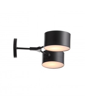 SLE183401-02 Светильник настенный Черный/Черный E14 2*60W GIMENTO-foto3