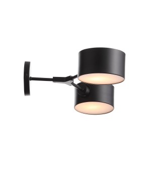 SLE183401-02 Светильник настенный Черный/Черный E14 2*60W GIMENTO-foto3