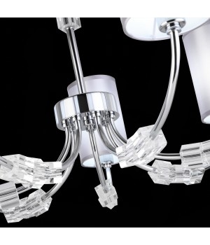 SLE156002-07 Люстра потолочная Хром/Серый E14 7*40W EMMI-foto9