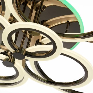 SLE500582-08RGB Светильник потолочный Темный хром/Белый LED 1*212W RGB 15W 3000-6000K CERINA-foto6