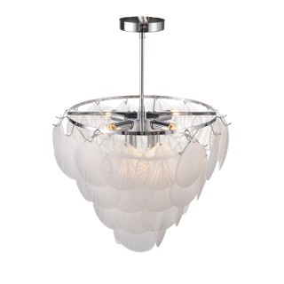 SLE104102-06 Люстра потолочная Хром/Белый E14 6*60W CHILLE-foto14