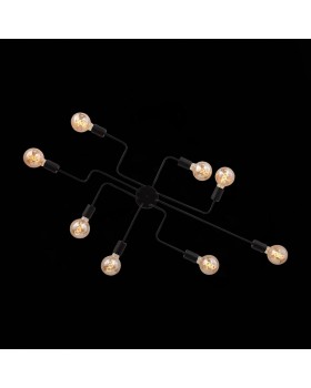 SL419.442.08 Люстра потолочная Черный E27 8*60W ANO-foto11