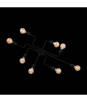 SL419.442.08 Люстра потолочная Черный E27 8*60W ANO-foto11