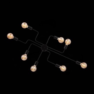 SL419.442.08 Люстра потолочная Черный E27 8*60W ANO-foto11