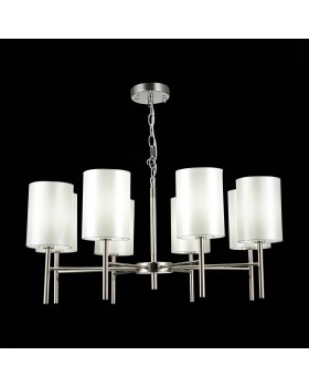 SLE107303-08 Светильник подвесной Никель/Белый E14 8*40W NOIA-foto4