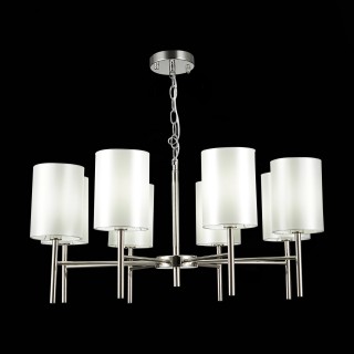 SLE107303-08 Светильник подвесной Никель/Белый E14 8*40W NOIA-foto4