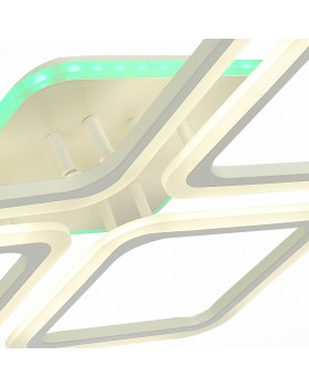 SLE200452-04RGB Светильник потолочный Белый/Белый LED 1*112W RGB 8W 3000-6000K QUTRO-foto5