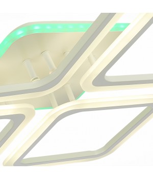 SLE200452-04RGB Светильник потолочный Белый/Белый LED 1*112W RGB 8W 3000-6000K QUTRO-foto5