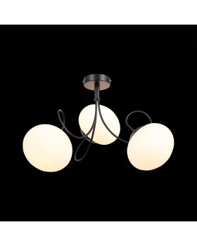 SL717.402.03 Люстра потолочная Черный/Белый E27 3*40W ACINI-foto2