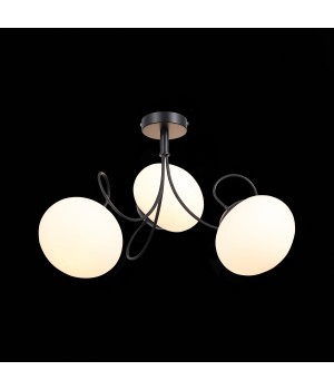SL717.402.03 Люстра потолочная Черный/Белый E27 3*40W ACINI-foto2