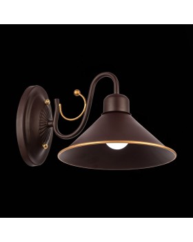SLE120401-01 Светильник настенный Темно-коричневый/Черный E27 1*60W CIOLLA-foto4