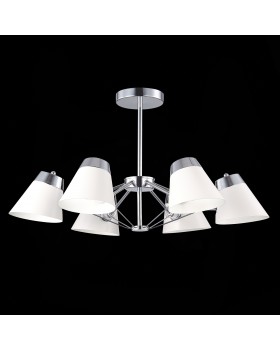 SLE155802-06 Люстра потолочная Хром/Белый E14 6*40W VARIO-foto3