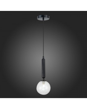 SLE220343-01 Подвес Черный/Прозрачный G9 1*5W Salerno-foto4