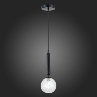 SLE220343-01 Подвес Черный/Прозрачный G9 1*5W Salerno-foto4