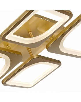 SLE500322-04 Светильник потолочный Золотистый/Белый LED 1*112W 3000-6000K GIURA-foto5