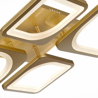 SLE500322-04 Светильник потолочный Золотистый/Белый LED 1*112W 3000-6000K GIURA-foto5