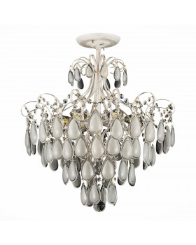 SLE160302-06 Светильник потолочный Золотистый/Белый матовый E14 6*60W MAGONZA-foto14