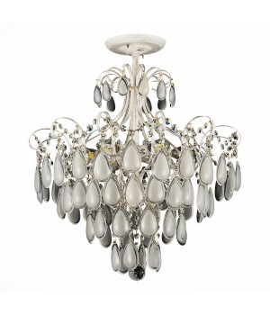 SLE160302-06 Светильник потолочный Золотистый/Белый матовый E14 6*60W MAGONZA-foto14