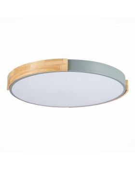 SLE201372-01 Светильник потолочный Серый, Светлое дерево/Белый LED 1*40W 3000K/4000K/6000K DELIA-foto10