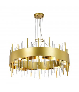 SL1633.203.16 Люстра подвесная ST-Luce Матовое золото/Матовое золото,Прозрачный E14 16*40W OLVERA-foto3