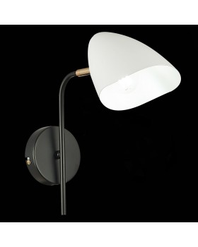 SLE103601-01 Бра Черный, Золотой/Белый E14 1*40W SATTA-foto3