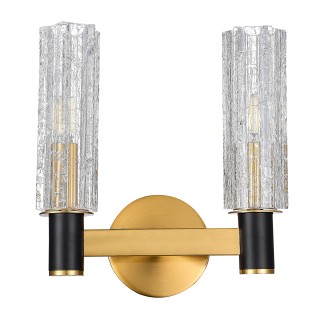 SL1238.301.02 Бра ST-Luce Латунь/Кракелированное стекло E14 2*40W CASALI-foto2