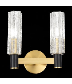 SL1238.301.02 Бра ST-Luce Латунь/Кракелированное стекло E14 2*40W CASALI-foto3