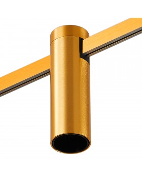 ST810.206.05 Магнитный трековый светильник FARM Золотистый LED 1*5W 3000K 230Lm Ra90 60 IP20 D35xH112 24V FARM-foto2