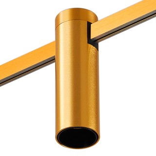 ST810.206.05 Магнитный трековый светильник FARM Золотистый LED 1*5W 3000K 230Lm Ra90 60 IP20 D35xH112 24V FARM-foto2