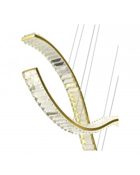 SL6206.303.44 Светильник подвесной ST-Luce Латунь/Прозрачный LED 1*44W 3000K ACENO-foto3