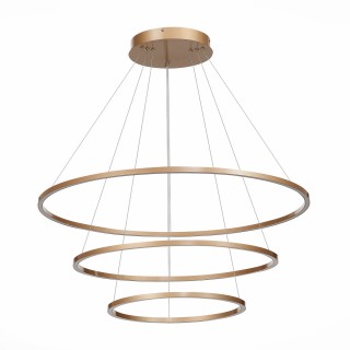 ST605.203.114 Cветильник подвесной  SMART ST-Luce Золотистый/Белый LED 1*114W 2800-6500K Подвесные светильники-foto2