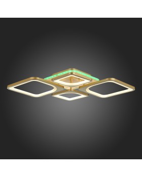 SLE500322-04RGB Светильник потолочный Золотистый/Белый LED 1*112W RGB 8W 3000-6000K GIURA-foto7