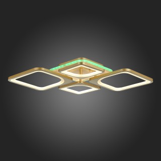 SLE500322-04RGB Светильник потолочный Золотистый/Белый LED 1*112W RGB 8W 3000-6000K GIURA-foto7