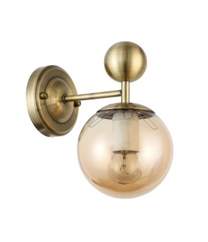 SLE106301-01 Светильник настенный Бронзовый/Прозрачный, Янтарный E27 1*60W PECHIO-foto2