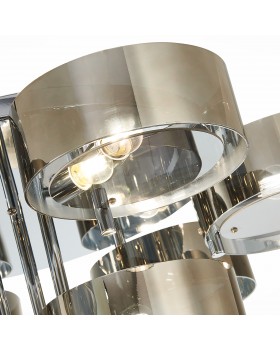 SL483.702.09 Светильник потолочный Хром/Дымчатый E27 9*40W FORESTA-foto13