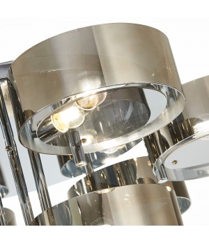 SL483.702.09 Светильник потолочный Хром/Дымчатый E27 9*40W FORESTA-foto13