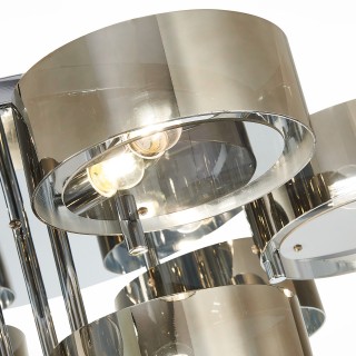 SL483.702.09 Светильник потолочный Хром/Дымчатый E27 9*40W FORESTA-foto13