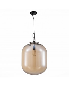 SL1050.423.01 Светильник подвесной ST-Luce Черный/Коньячный E27 1*40W BURASCA-foto2