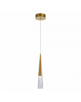 SL6111.203.01 Люстра подвесная ST-Luce Золотистый/Прозрачный LED 1*3W 3000K SOLLEN-foto2