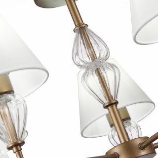 SLE107423-05 Люстра подвесная Золотистый/Белый E14 5*60W DALIDA-foto11