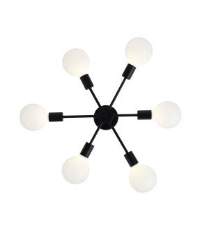 SL419.402.06 Люстра потолочная Черный E27 6*60W ANO-foto14