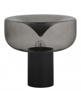 SL6014.404.01 Прикроватная лампа ST-Luce Черный/Дымчатый LED 1*5W 3000K RIPPLE-foto2