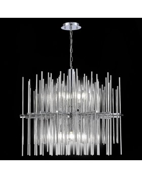 SL1628.103.12 Люстра подвесная ST-Luce Хром/Прозрачный, Хром E14 12*40W TERAMO-foto4