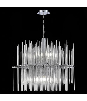 SL1628.103.12 Люстра подвесная ST-Luce Хром/Прозрачный, Хром E14 12*40W TERAMO-foto4