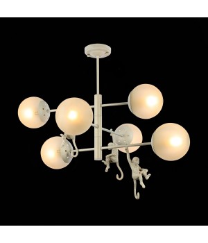 SLE115103-06 Люстра потолочная Белый/Белый E14 6*60W TENATO-foto4